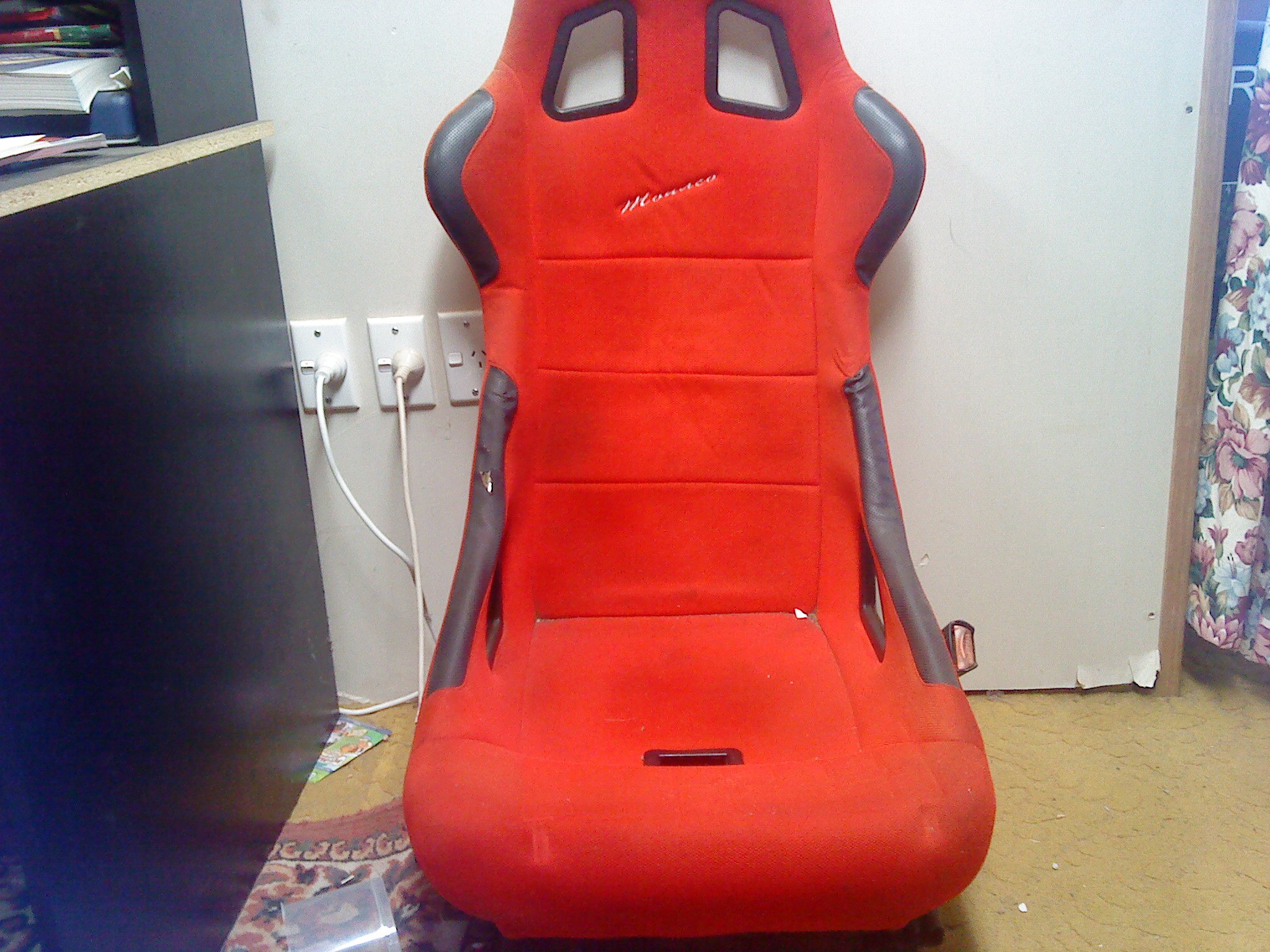 Red Fixed Back Racing Seat For Sale Car Parts